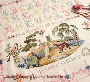 Gilberte Maleinge 1924 Reproduction Sampler