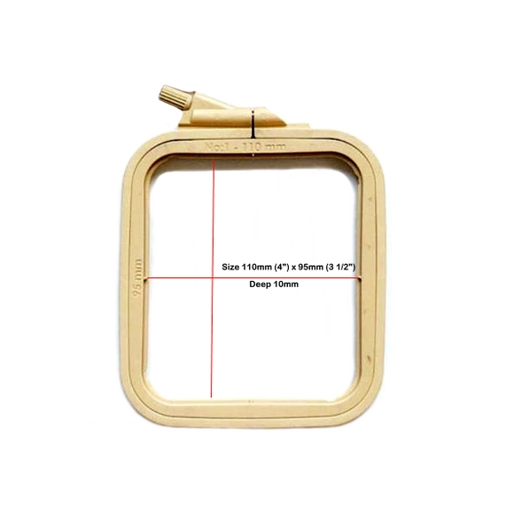 Nurge Square Hoop S 110 x 95mm