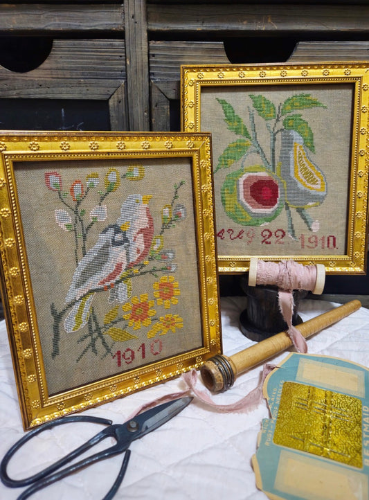 1910 Bird and Pear