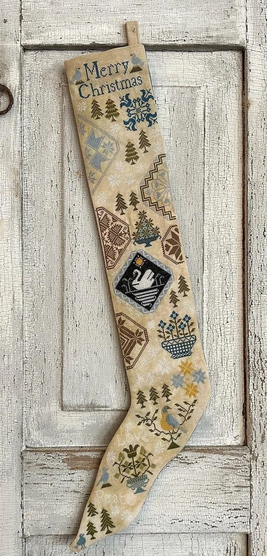 Quaker Christmas Stocking & Sampler