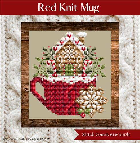 Red Knit Mug