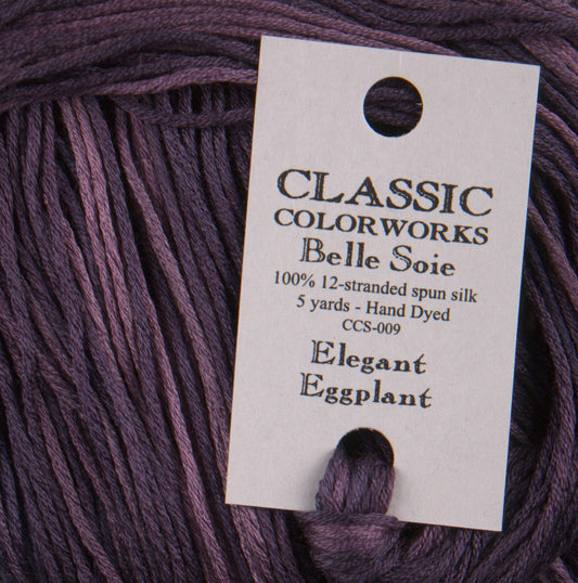 Belle Soie Elegant Eggplant