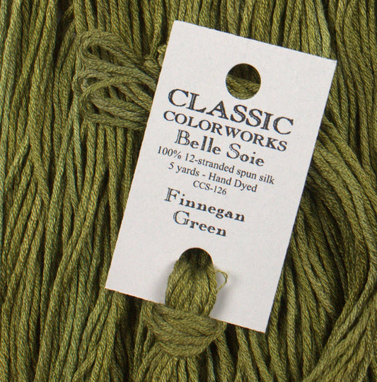 Belle Soie Finnegan Green