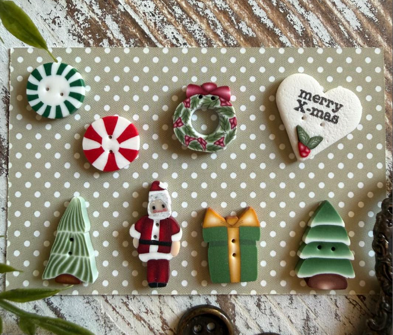 Christmas Button Set