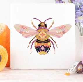 mandala-bee-cross-stitch-kit-meloca-designs