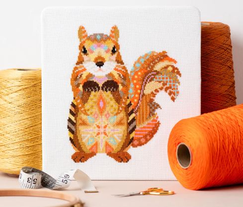 mandala-squirrel-cross-stitch-kit-meloca-designs