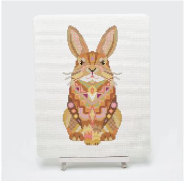 Mandala Rabbit Cross Stitch Kit