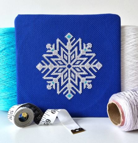 snowflake-cross-stitch-kit-meloca-designs