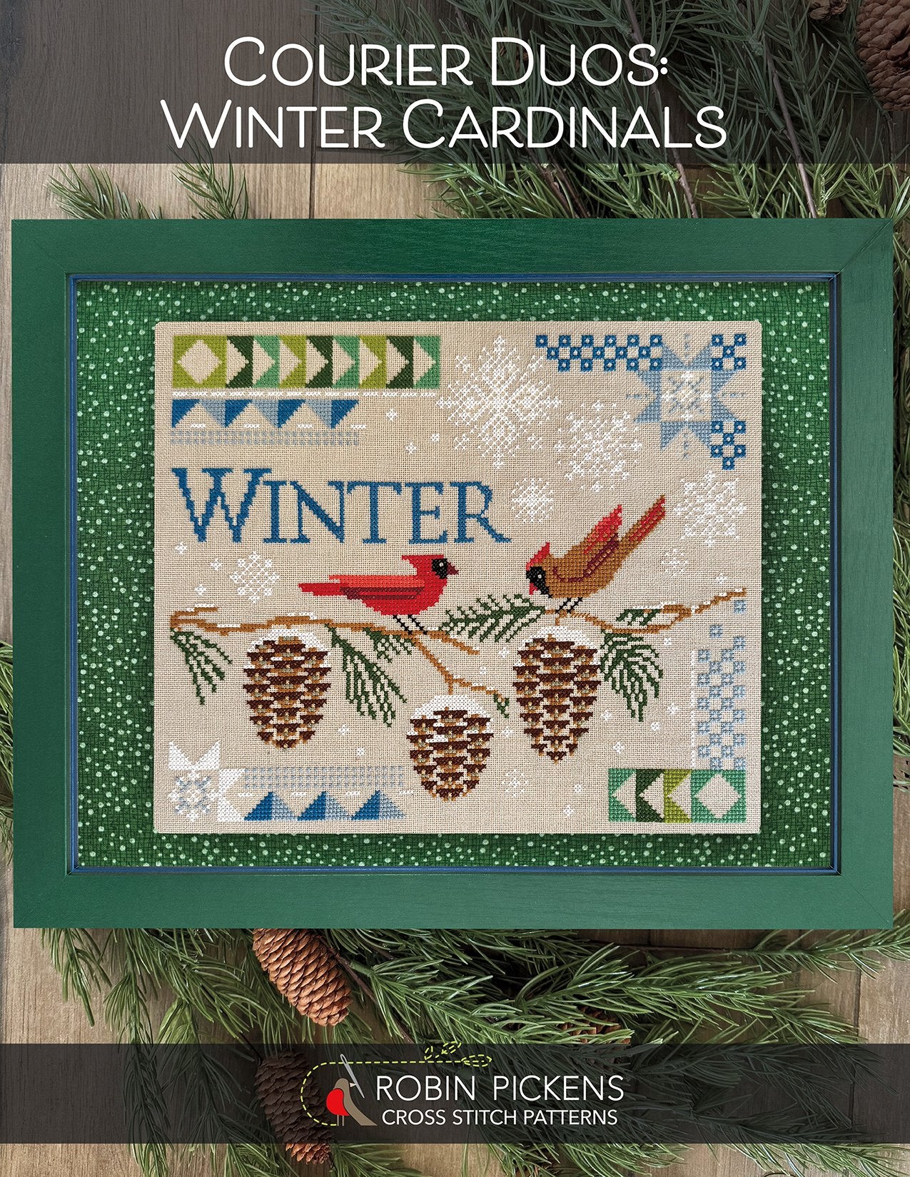 Courier Duos - Winter Cardinals
