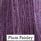 Plum Paisley